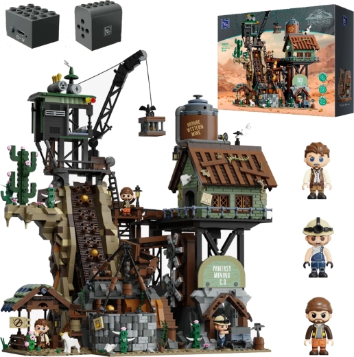 Pantasy Western Mine Building Set – Gold Mine, 2,990 pieces
