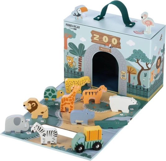 FreeON Free2Play foldable house with animals