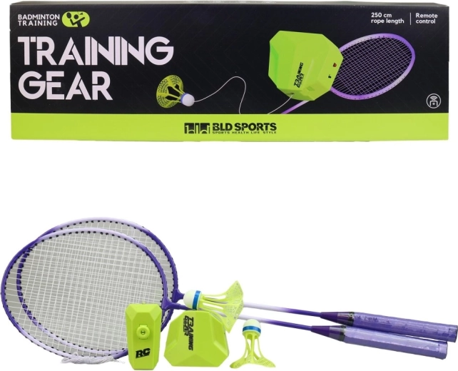 Badminton trainer for home practice