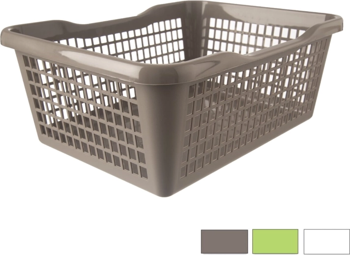 Plastic storage basket 42 × 32 × 17 cm (assorted colors)