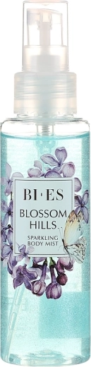 Kūno purškiklis su blizgučiais BI-ES Blossom Hills 200 ml