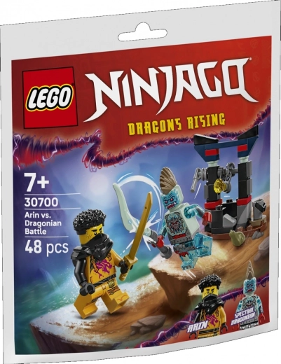 NINJAGO kaladėlės: Arino mūšis su drakonu