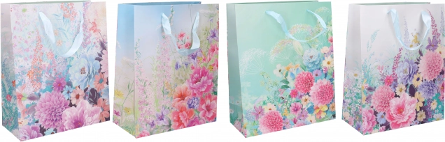 Dovanų maišelis L, 40 × 30 × 12 cm – įvairūs visų metų motyvai