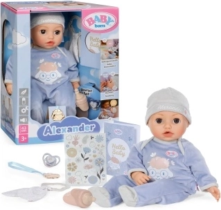 Interaktyvi lėlė BABY born Alexander 43 cm