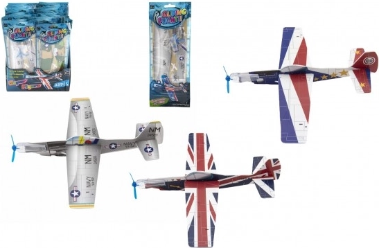 Mėtomasis putų lėktuvėlis 24 cm – spalvų miksas