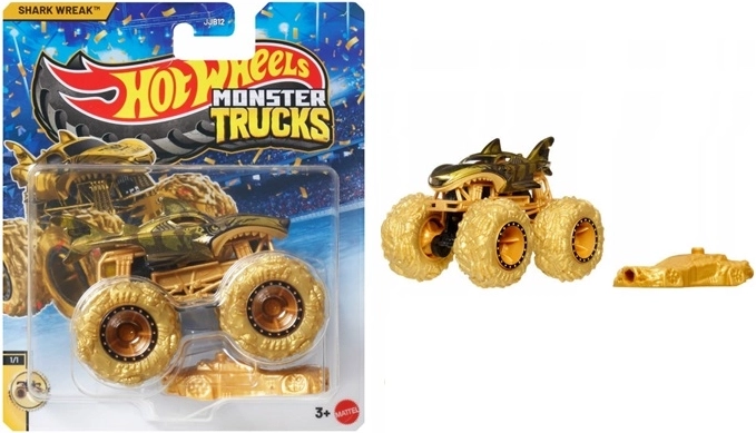 Hot Wheels Monster Trucks Shark Wreak car 1:64