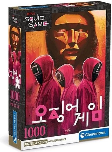 Clementoni Compact dėlionė „Netflix Squid Game“ 1000 dalių