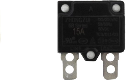 15 A saugiklis akumuliatoriniams (baterija varomiems) automobiliams