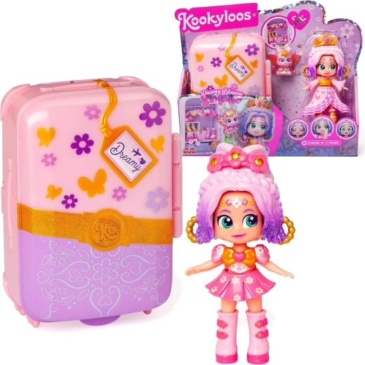 KookyLoos Dreamy Blossom lagaminėlis su figūrėle ir priedais