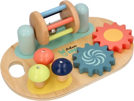 Medinė sensorinė aktyvioji lentelė Adam Toys