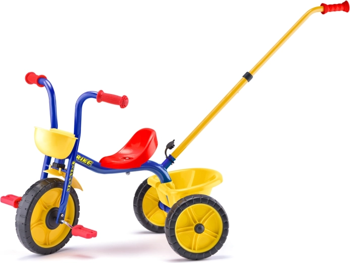 Vaikiškas triratukas Baby Trike su stūmimo rankena