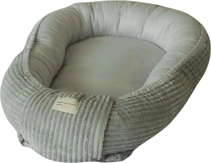 Kūdikių lizdelis NANNA cozy sage – 1 vnt.
