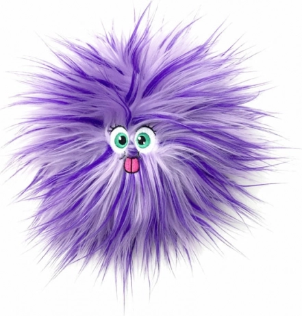 FLUFFY FRIENDS Fluffy Plush Toy with Pop Effect