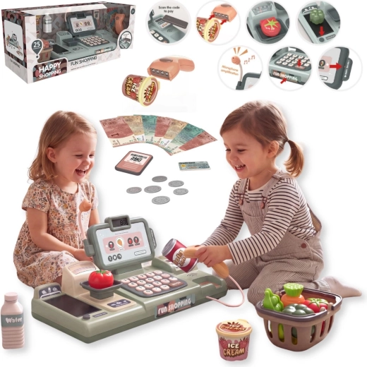 TinyMini interaktyvi vaikų kasa