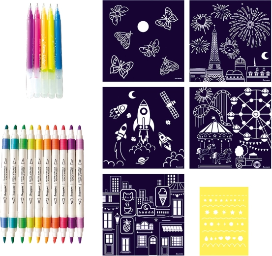 Artissimo XL Magical Night Art Set with Acrylic Markers