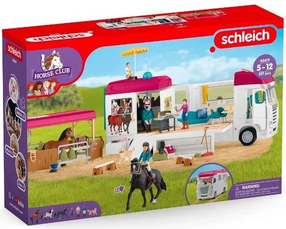 Schleich Horse Club žirgų transporteris su figūrėlėmis