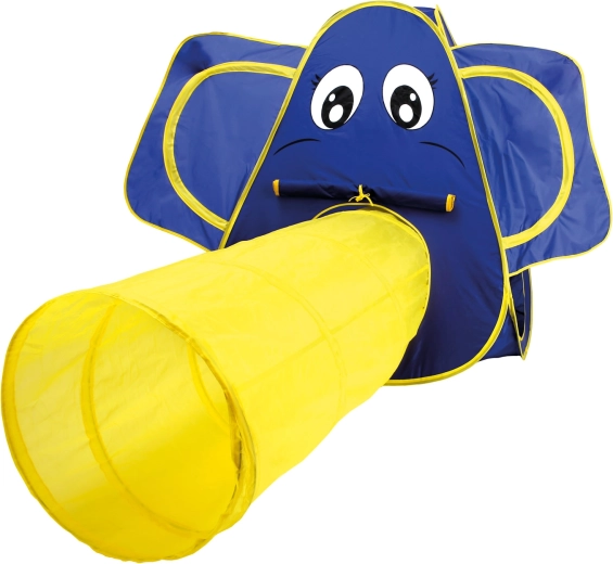 Children's Play Tent Elephant with Tunnel