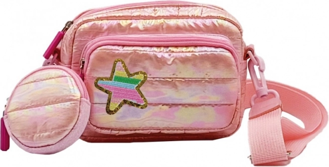 Fluffy pink handbag