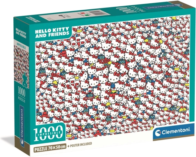 Dėlionė CLEMENTONI Impossible Hello Kitty, 1000 detalių
