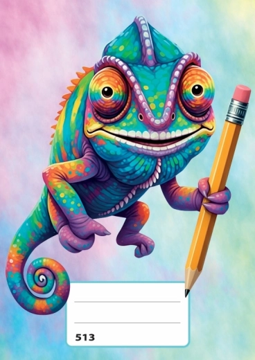 Sąsiuvinis A5 linijomis Chameleon – 1 vnt.