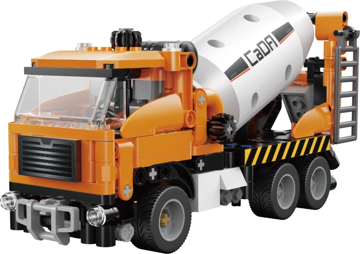 CaDA concrete mixer truck building set
