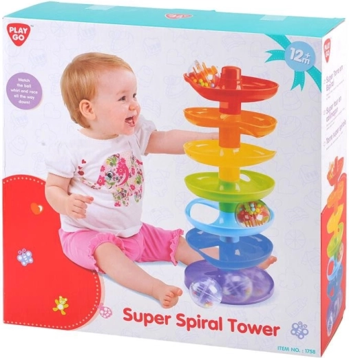 Playgo super spiralinis bokštas vaikams