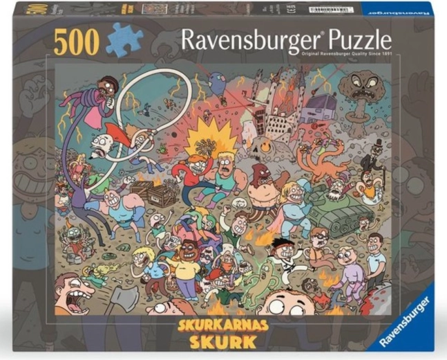 Ravensburger dėlionė „Skurkarnas skurk“ (500 dalių)