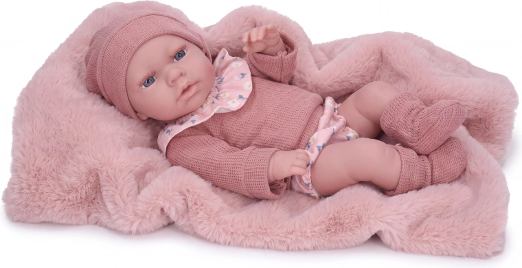 Doll with blanket 40 cm - 1 piece