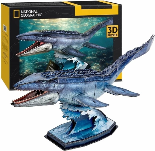 CubicFun 3D puzzle National Geographic: Mosasaurus, 76 pieces