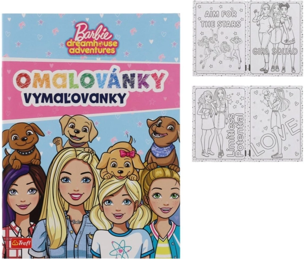 Barbė spalvinimo knygelė