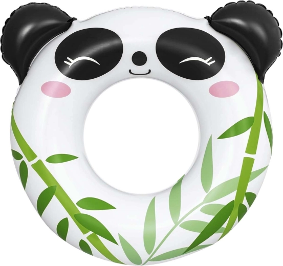 Pripučiamas plaukimo ratas „panda“ 79 × 85 cm