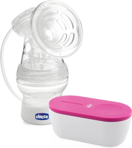 Elektrinis motinos pieno pientraukis Chicco Compact Single, rožinis, USB