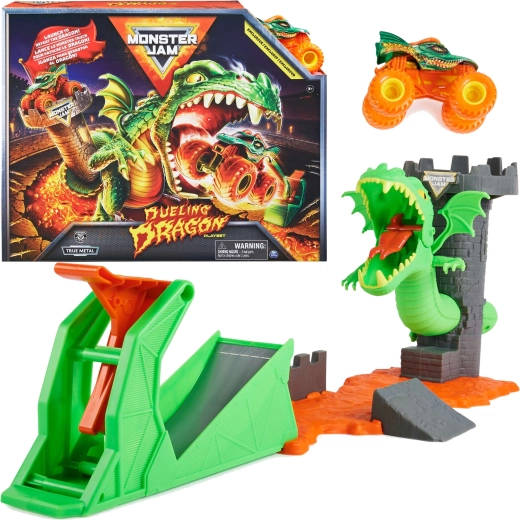 Monster Jam Dragon Duel Playset 1:64