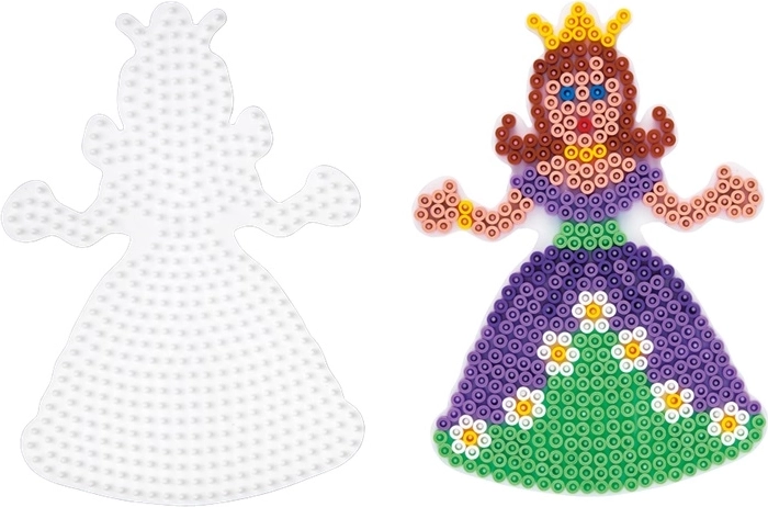 Hama MIDI padėkliukas lyginamiems karoliukams – princesė