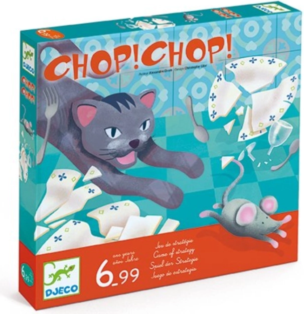 Djeco Chop! Chop! – family strategy game cat and mouse
