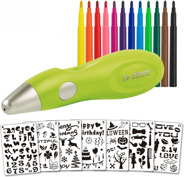 Elektroninis JOLLY aerografinis pieštukas kūrybiškam piešimui