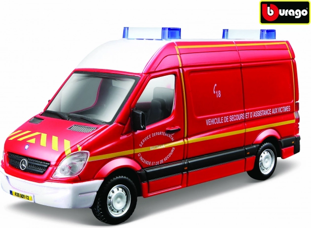 Die-cast model Mercedes‑Benz Sprinter 1:50 by Bburago
