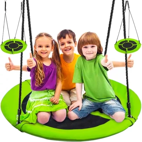Garden swing stork nest 100 cm green-black - 1 piece