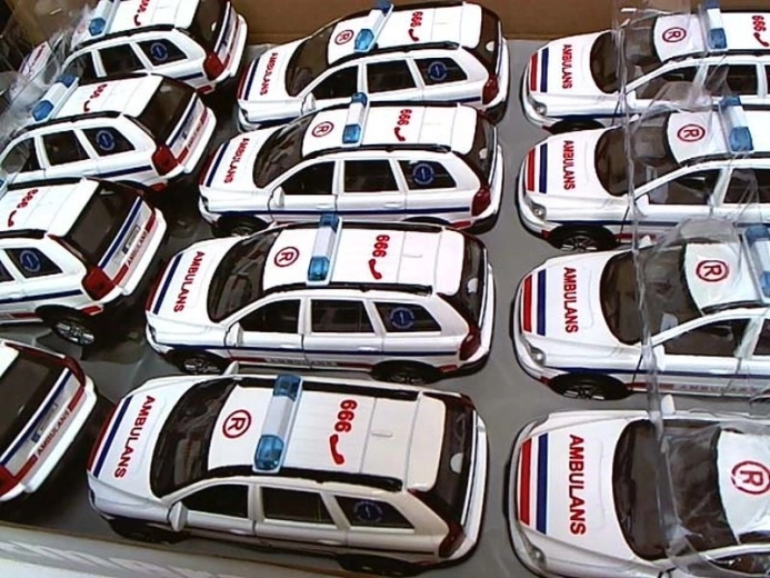 Volvo greitosios pagalbos automobilis