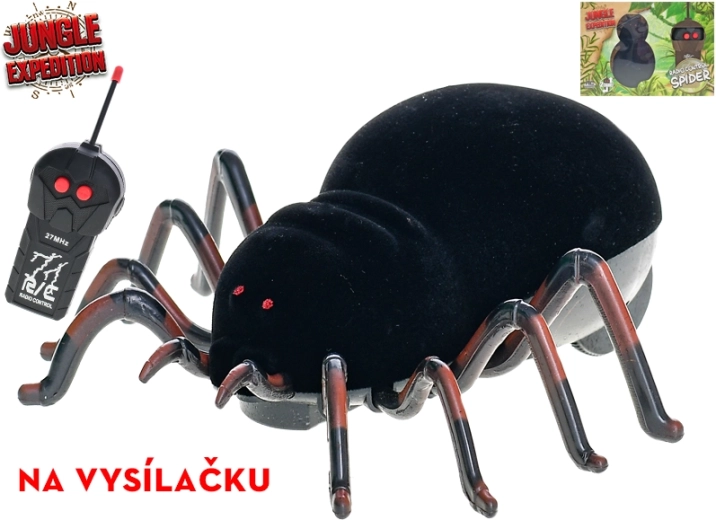 Nuotoliniu būdu valdomas voras Jungle Expedition 27 MHz, 12 cm