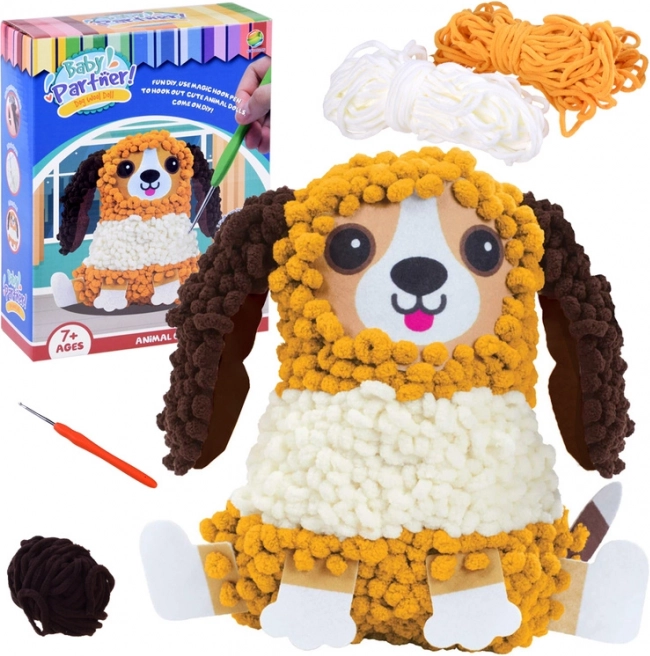 Creative dog-shaped cushion – DIY kit