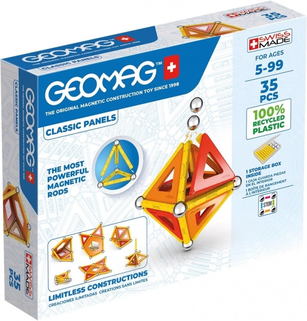 GEOMAG magnetinė konstravimo sistema Classic Panels, 35 dalių