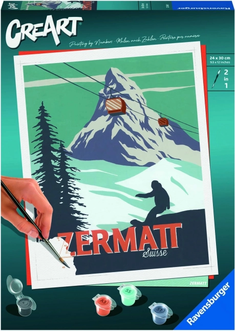 CreArt Zermatt, Switzerland – paint by numbers