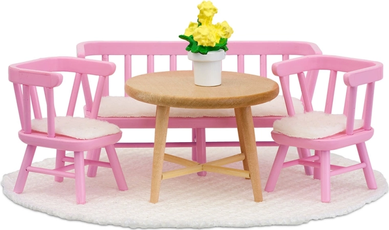 Lundby valgomojo ir virtuvės baldų rinkinys lėlių nameliui