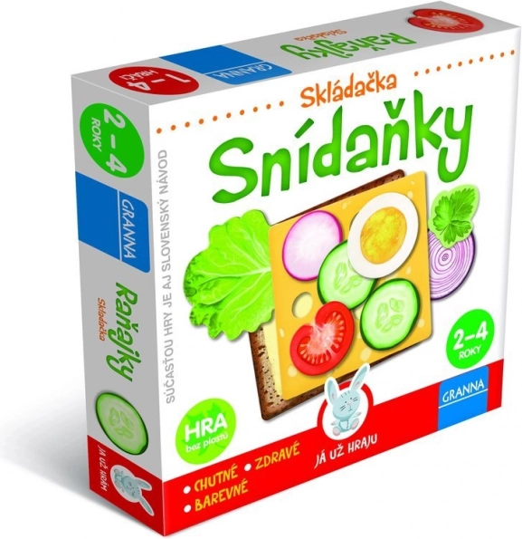 Granna Pusryčiai – žaidimas ir dėliojimo rinkinys patiems mažiausiems
