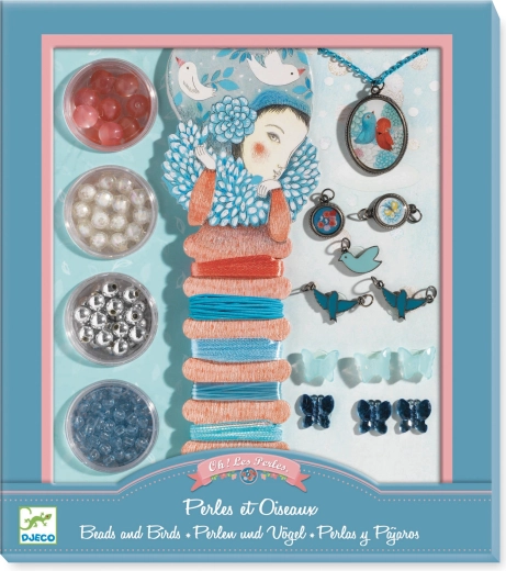 DJECO jewelry set Pearls and Birds
