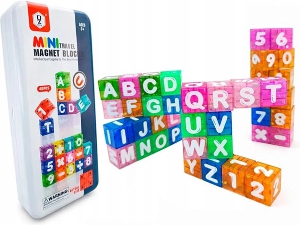 Magnetic Building Set, 40 Pieces