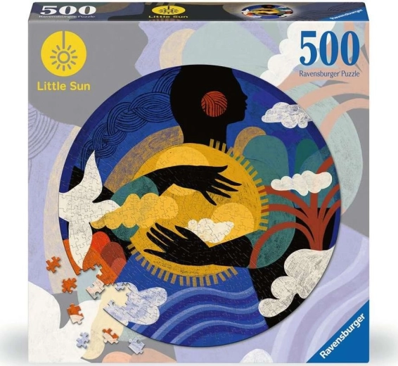 RAVENSBURGER Puzzle 500 pieces – little sun, sense “reading” (round)