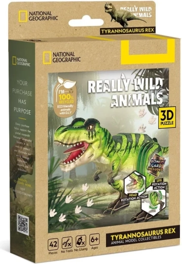 CubicFun 3D puzzle National Geographic Tyrannosaurus rex 42 pieces
