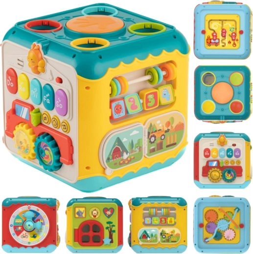 Montessori Activity Cube 6-in-1